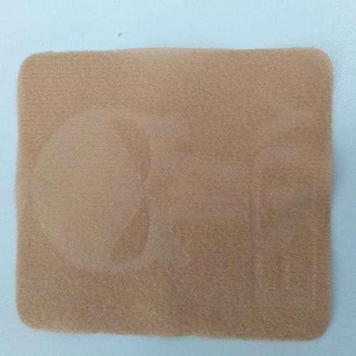 廠家供應燙壓骷髏頭魔術貼 多色圓角服飾魔術貼與環保方形尼龍紡織品上光皂